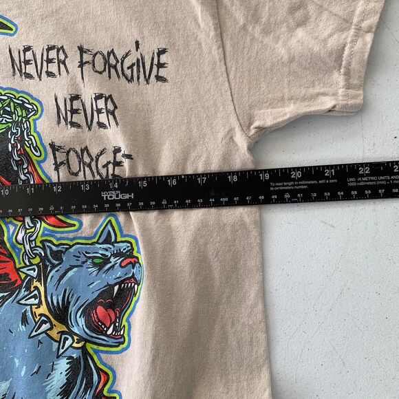 Broken Promises WORST IN ME TEE SAND size M 100% cotton Never Forgive forget - Picture 7 of 8